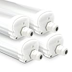 HOFTRONIC – HOFTRONIC - 4er Pack LED Feuchtraumleuchte 150cm IP65-48W 57