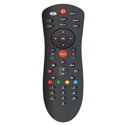 Fox Micro Compatible Dish TV Universal Remote for Set Top Box Compatible with All TVs