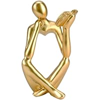 OT-Abstract Art Sculpture Thinker Gold Decor only .49: eDeal Info