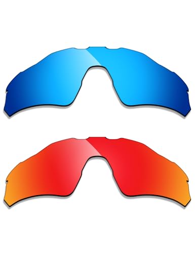 Verres polarisés de rechange pour Oakley Radar EV Path OO9208 : éliminez les reflets en bleu rouge