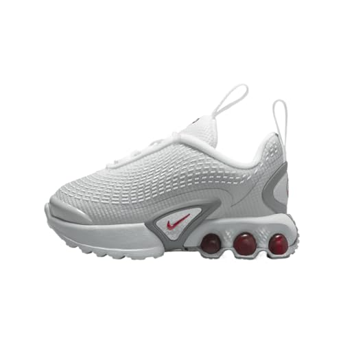 Nike Air Max Dn SE Baby/Toddler Shoes (HQ4876-002, Shown: Light Smoke Grey/White/Smoke Grey/University Red) Size 3