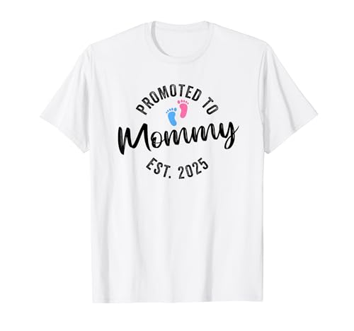 Promoted to mommy 2025 maglietta