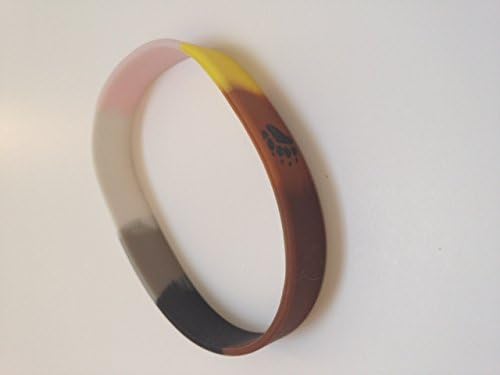 Bear pride colors wristband Bear pride bracelet no text