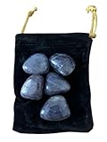 Iolith Naturstein – 5 polierte Kristalle Iolith mit energetischen Eigenschaften, poliertes Iolith, 5 Stück