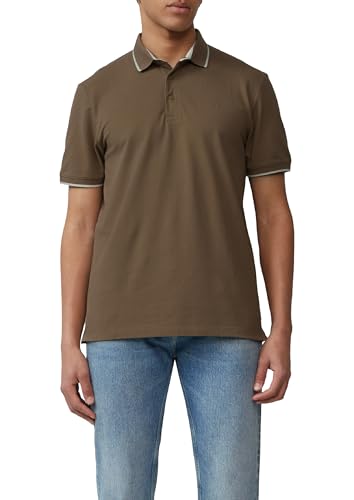 s.Oliver Herren Polo-Shirt – Regular Fit, Piqué, Label-Print – Ansicht 1