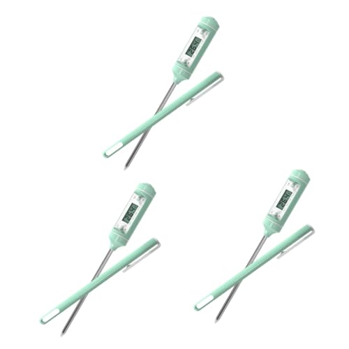 Thermomètre alimentaire LED affichage précis lot de 3 sondes cuisine Amosfun inox