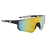 Psdndeww - Sport-Fahrradbrille für Männer und Frauen, zum Angeln, Radfahren, Sonnenbrille, Outdoor-Sportbrille mit Windenergie, für Radsport, langlebiges Fahrrad, C