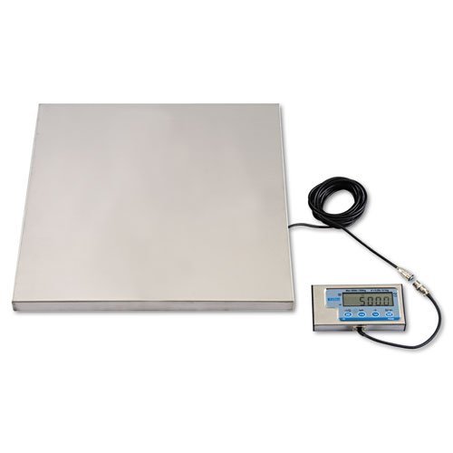 Brecknell PS500-22S, Compact Lightweight Floor Scale, 500 lb x 0.2 lb, 22in x 22in
