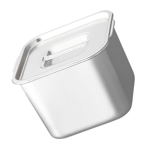 Zerodeko Bote De Condimentos De Acero Inoxidable Con Tapa Para Cocina Recipiente De Especias Para Organizar y Almacenar Salsas y Especias