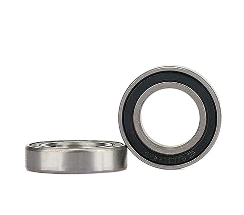 Roulement 6806RS étanche en caoutchouc avec couvercle en acier pour vélo et moteur - Lot de 4
