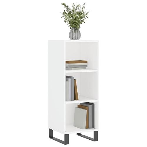 Armario moderno blanco de madera con herrajes metálicos estables duraderos 5