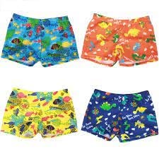 Baby & SonsQuick Dry Kids Beach Shorts Swim Trunk for Boys (1.5-2.5yrs) Pack of 1,Color May Vary Multicolour