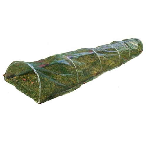 Tunnel de serre de jardin - Film PE transparent avec 7 pneus en film de serre - Couverture de serre pour l'agriculture et la protection des de jardin, parfaite pour les jardins domestiques et