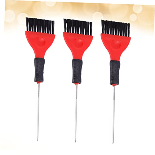 Mipcase 3 Pecas Kit De Coloração De Cabelo De Salão Pente De Tinta Aplicador De Tintura De Cabelo Es