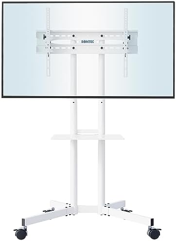 Supporto TV Da Pavimento AM Alphamount APFS01 - Per TV 13-50 Pollici, VESA 200x200, Inclinabile, 8 Altezze