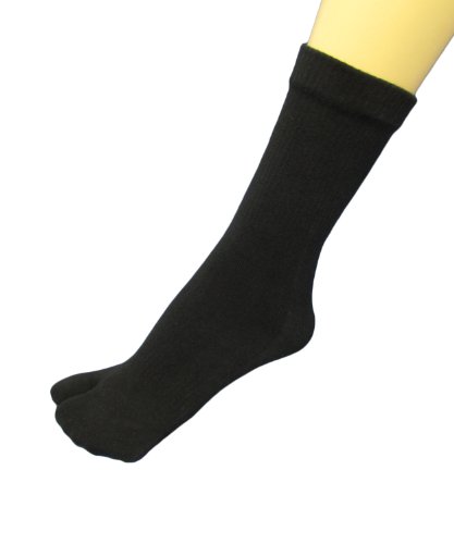 Image of COUVER Quarter - Midcalf High Flip Flop, Split toe Socks for Women, Tabi Big Toe Socks