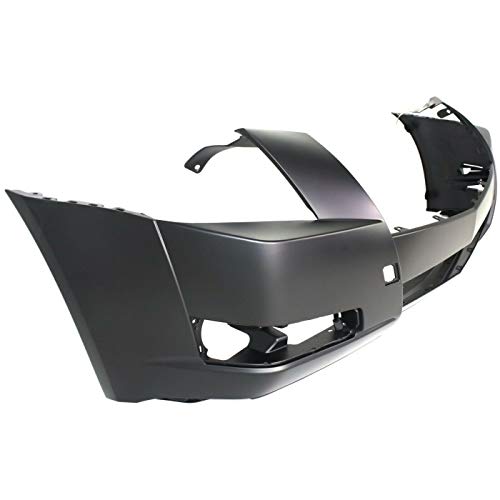 FitParts Compatible With Front Bumper Cover 2008-2014 Cadillac CTS Base Luxury Performance Premium Coupe Wagon. New, Primed With Fog Light Holes. GM1000855 25793663 2009 2010 2011 2012 2013