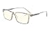 BFOCO Noline Bifocal Progressive Multifocus 3 Levels Vision Reading Glasses Blue Light Blocking(Grey Frame,+2.50)