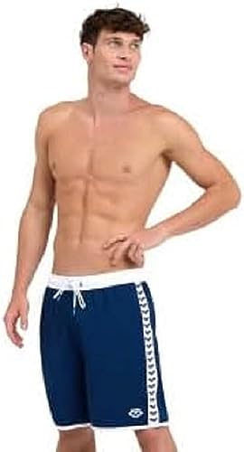 Bermudas Arena Icônes bleu marine vêtement sport homme taille L confortable