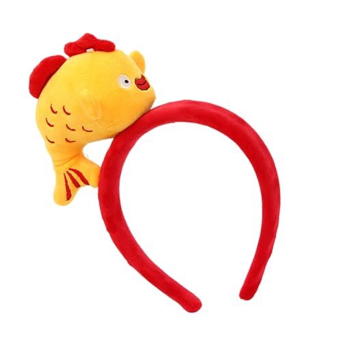 Diadema de felpa con diseño de carpa, elástica, decoración de pelo para niños y mujeres, cómoda de llevar, diadema para fiestas con diseño