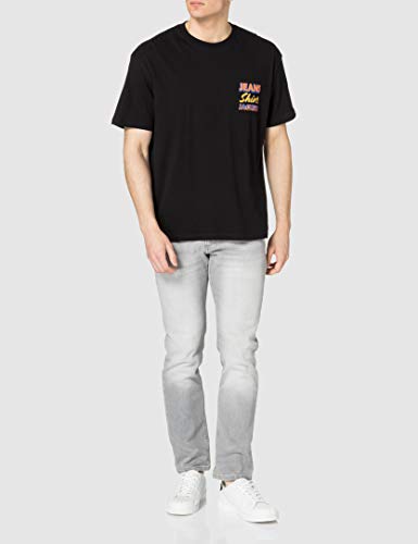 Wrangler tè T-Shirt, Nero, L Uomo