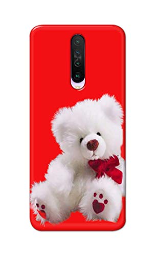 Image of PRINTFIDAA Teddy Bear Love Romantic Valentines Day Dumbo Printed Designer Hard Back Case Cover for Xiaomi Poco X2 / Redmi K30 -(TI) MVN1001