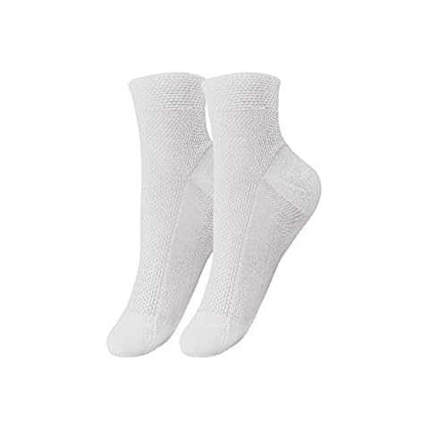 tittimitti 100% Organic Mercerized Cotton Filo di Scozia Women's Socks 1 Pair. Made in Italy (EU 38-40 (US 8-9.5), White, numeric_8) Cover