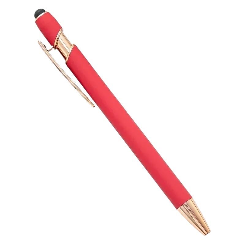 Stylo gravure laser personnalisé PURYN en métal avec embout tactile lot de 50
