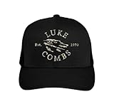 Luke Combs Est 1990 Trucker Hat, Black, OS