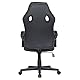 One Living Storm – Ergonomischer Gaming-Stuhl im Racing-Design mit Höhenverstellung, festen Armlehnen, 360°-Drehfunktion, Lendenwirbelstütze und Komfort für Gamer und Büro (Schwarz)