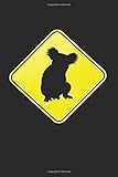  Koala Roadsign: Australia Koalas street sign gifts notebook lined (A5 format, 15.24 x 22.86 cm, 120 pages)