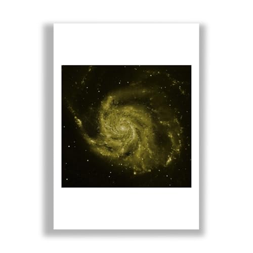 Impresión artística semibrillante Hubble Messier 101: cuadro astronómico Spiffing Prints
