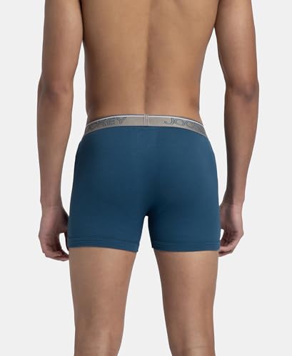 Image of Jockey 8009 Men's Super Combed Cotton Rib Solid Boxer Brief with Ultrasoft Waistband (Pack of 3)
