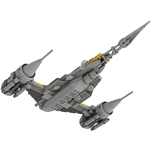 MERK Technik Raumschiff Bausteine, 374 Teile Sci-Fi UCS Sternenzerstörer Modellbausatz Modell Klemmbausteine Kompatibel… – Bild 5