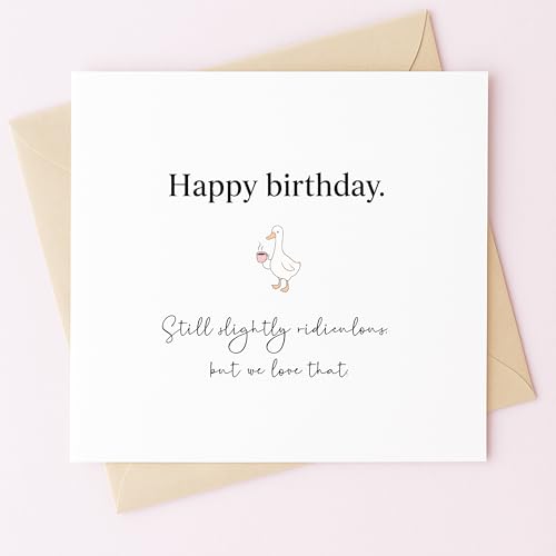 MissDaisy-Funny o[Xf[J[h "Still little Ridiculous But We Love That" O[Xt - [XȃO[eBOJ[h | v~A 300gsm J[hXgbN 5.7×5.7C` 