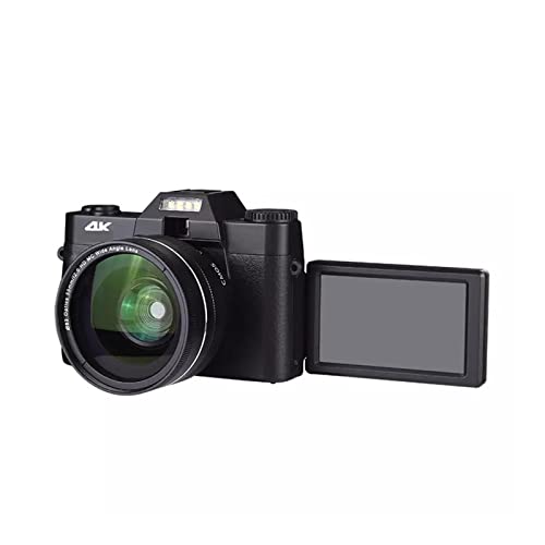 Appareil photo numérique pour vlog 4K avec caméscope vidéo rétro compact et écran orientable - 4