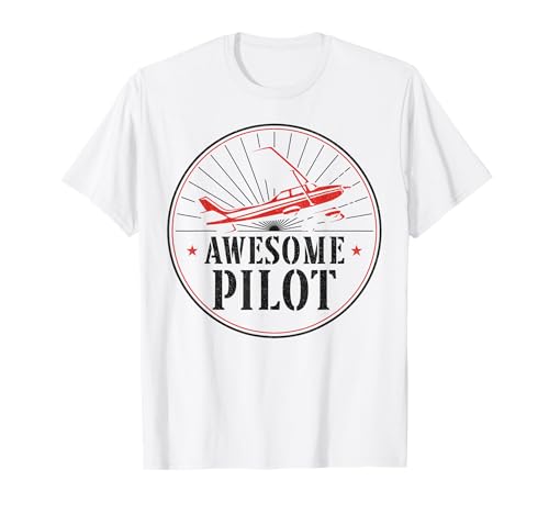 Flugzeugpilot Vintage Awesome Pilot T-Shirt