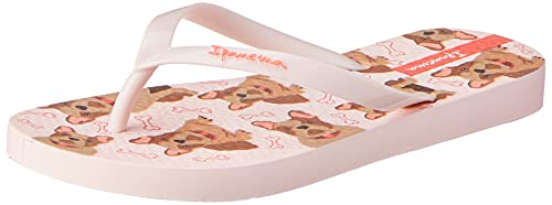 Chinelo Ipanema Meu Pet Meninas Rosa/Rosa/Bege 29/30