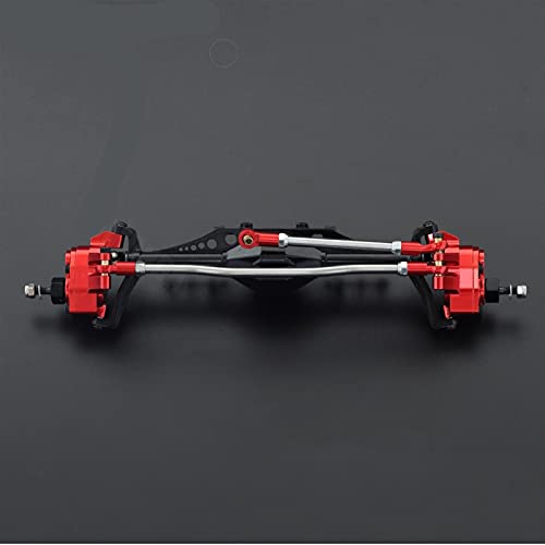 1 Stück/Set 1/10 RC Crawler Alle Metall Front- Und Heck-Portalachse Für Axiale Capra 1.9 UTB AXI03004 AXI03000T1 T2 Currie F9 Upgrade-Teile (Farbe : Red Front Axle) Cover