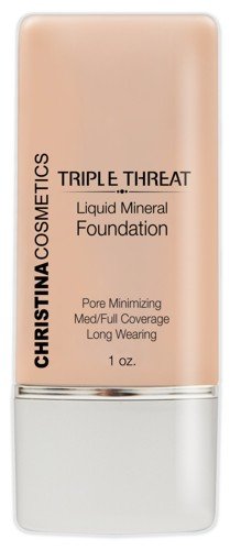 Triple Threat Liquid Mineral Foundation in Golden Caramel