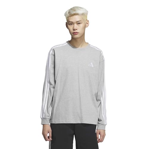 adidas(アディダス) 長袖 TシャツESS+ 3ストライプス 長袖 Tシャツ JUP88メンズ