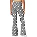 Xuxugorta Girls Flare Leggings Dots Print Gray Kids High Waisted Soft Casual Yoga Bell Bottoms Trendy Fashion Long Pants for Workout Running
