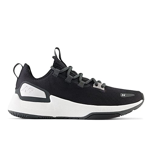New Balance Men's FuelCell 100 V2 Cross Trainer, Black/Blacktop/Silver Metalic, 11