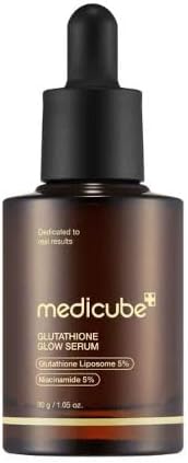 Medicube AGE-R Glutathione Glow Serum - Exclusive Pigmentation & Elasticity Serum for 24Hr Pure Radiance - Glowing with Active Glow-zom Technology - Daily Use for Youthful Skin - Korean Skin Care