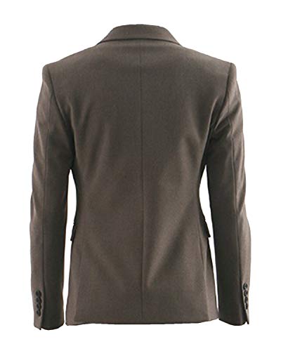 GATMSTZ Men Formal Regular Fit 2 Piece Suit Double Breasted Business Prom Tuxedo2