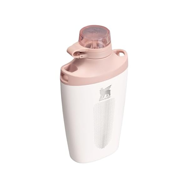 Stanley Cross Bottle 23 oz | Travel Water Bottle with Jacquard Strap | Leakproof Tritan Lid with Removable Straw | Insulated Stainless Steel | BPA-Free | Rose Quartz - Image 4
