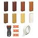 Pate a Bois Rebouchage 8 Couleurs, Mastic Bois, Cireuse Parquet Dure et Résistante, Kit Reparation Parquet, Kit Réparation Carrelage pour Stratifié, Marbre, Carrelage, PVC et Meubles