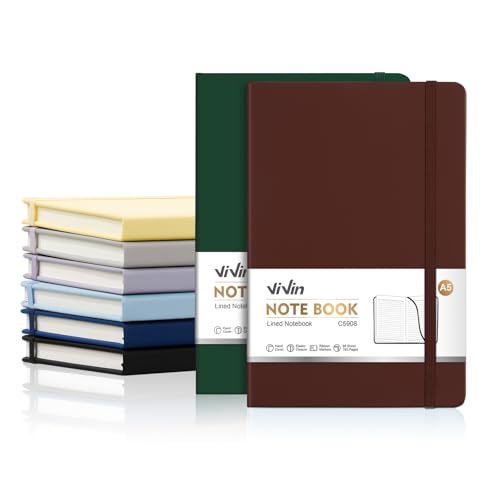ViVin Lined Journal Notebooks for Professional Office Work,192 Pages,Medium 5.5
