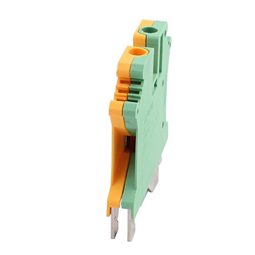Bloque Terminal SUK-4JD con Montaje en Rail 4mm2 Verde Amarillo miniatura 1