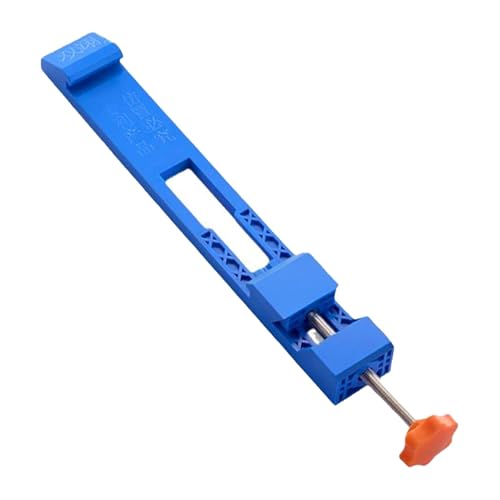 Adjustable Cutting Machine Base Guide, Circular Saw Guide Rail, Electric Circular Saw Milling Positioning Clamp for Wood Tile Precision Cutting Tasks(Blue)